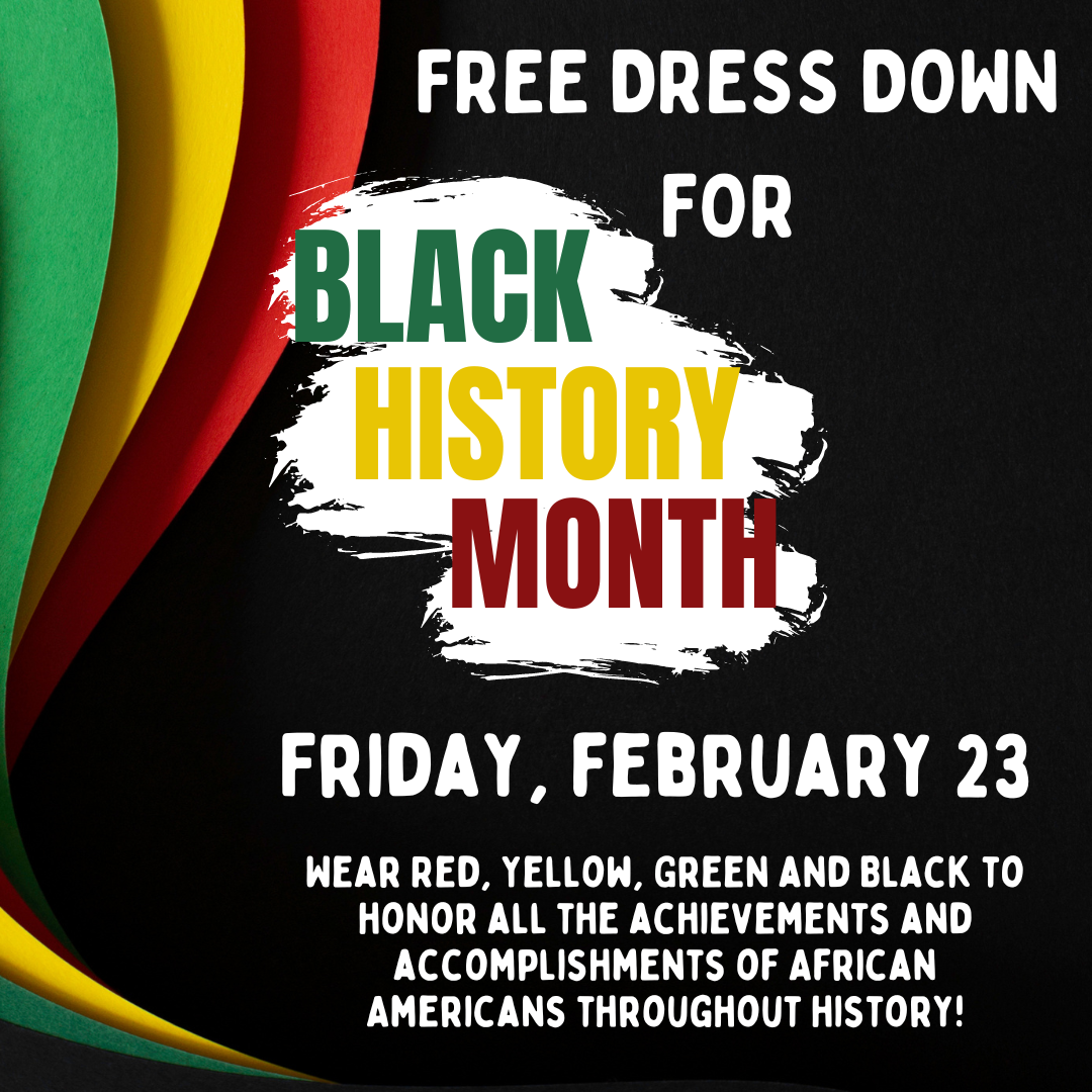 Black History Month Dress Down