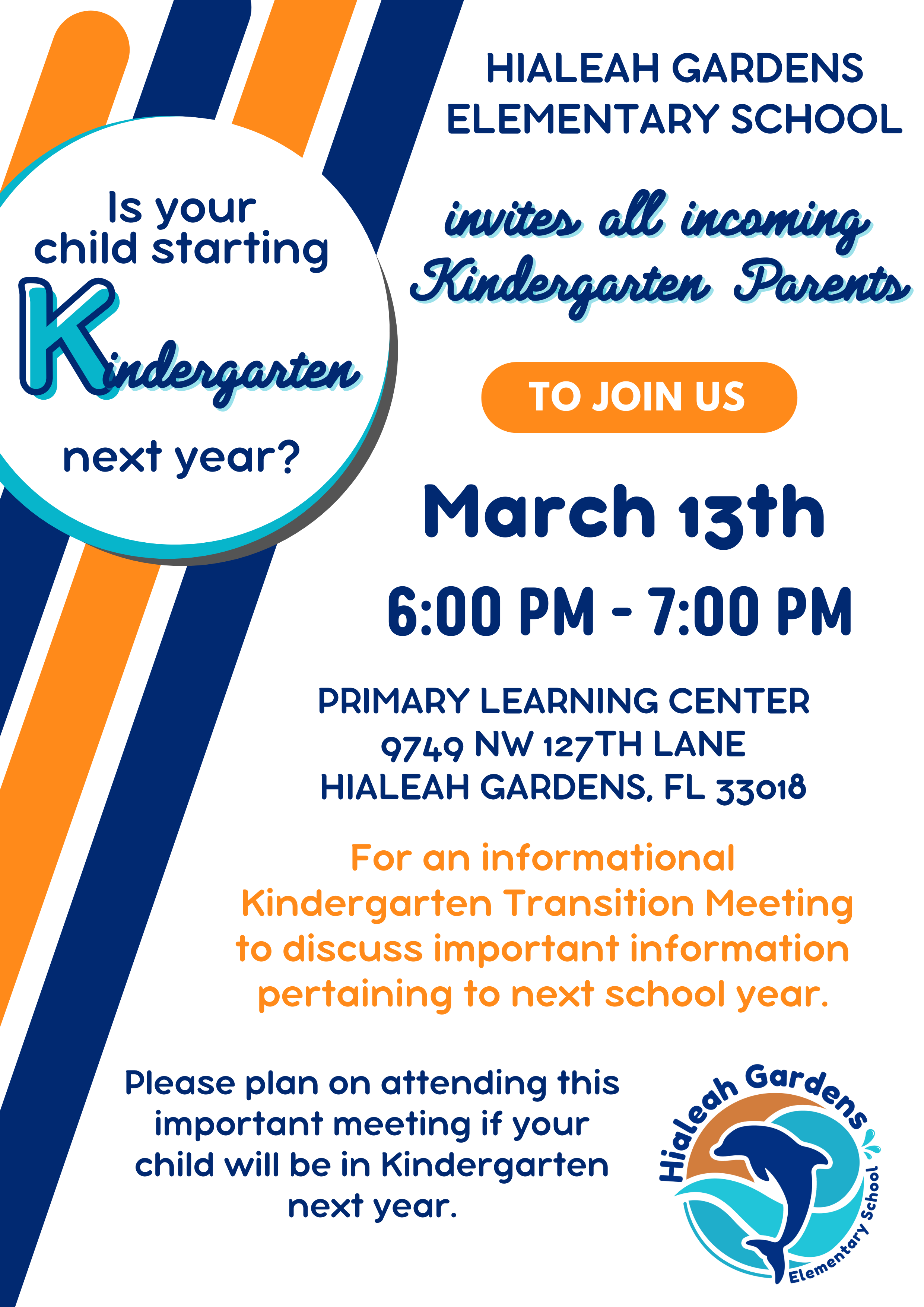 Informational Kindergarten Transitional Meeting